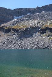 September snowbanks and slabs above wildhorse lake [sun sep 2 13:53:49 mdt 2018]